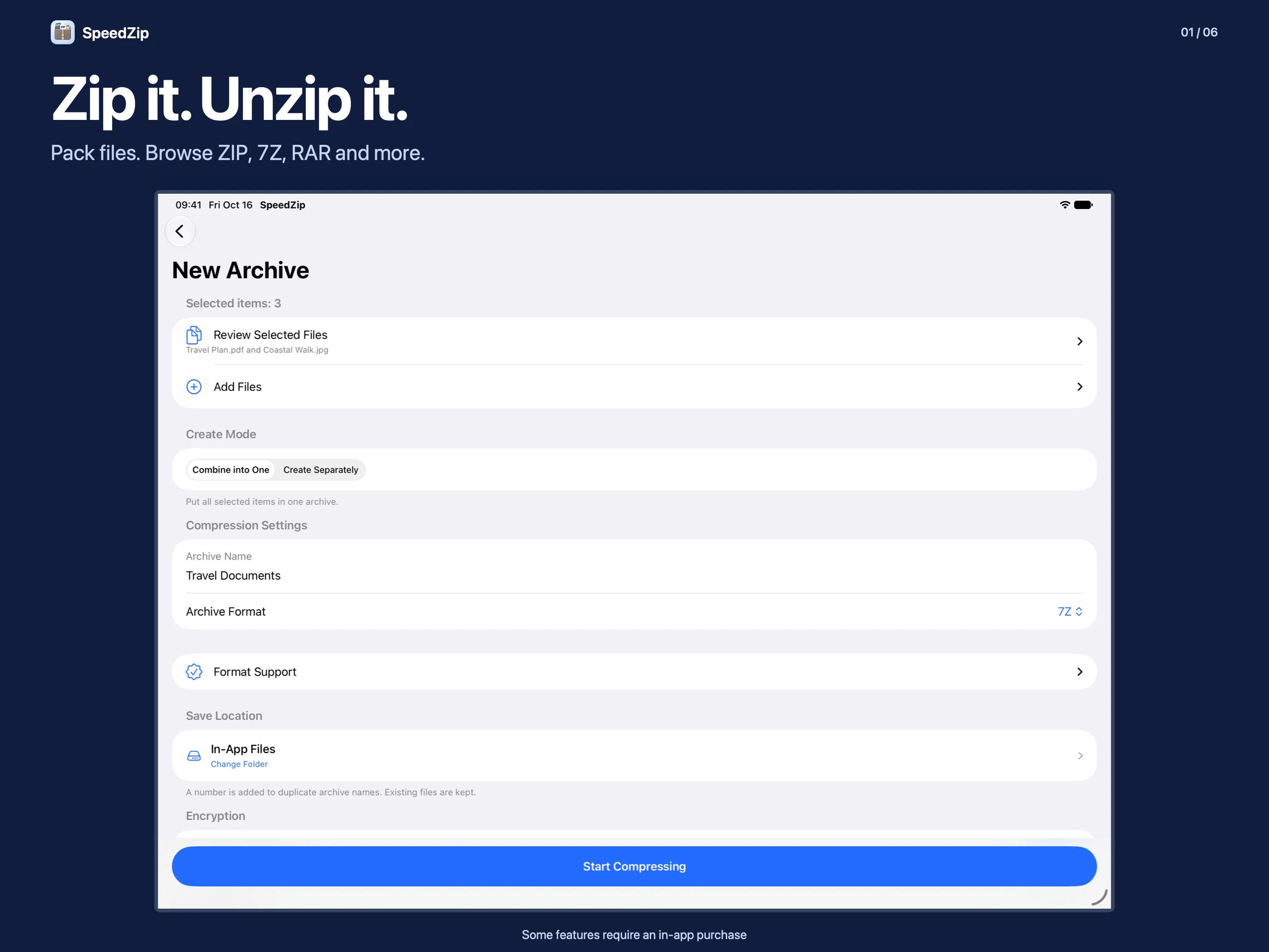 ARCHIVES AND QUICK ZIP