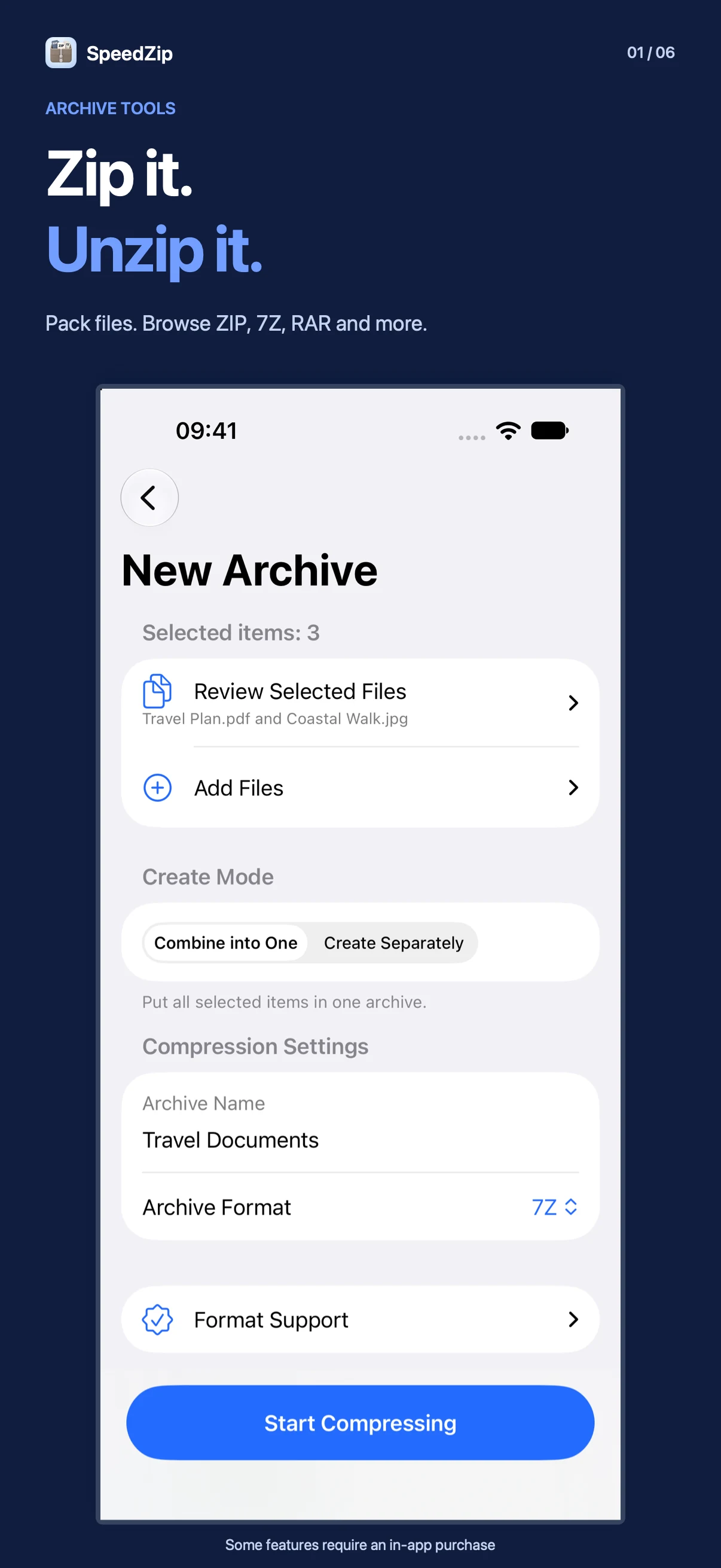 ARCHIVES AND QUICK ZIP