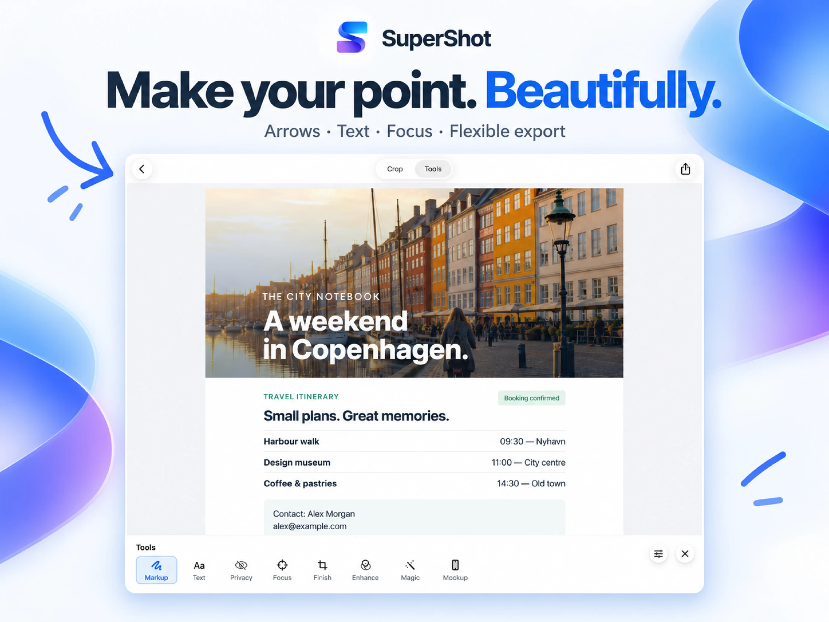 SuperShot · iPad · ANNOTATE WHAT MATTERS