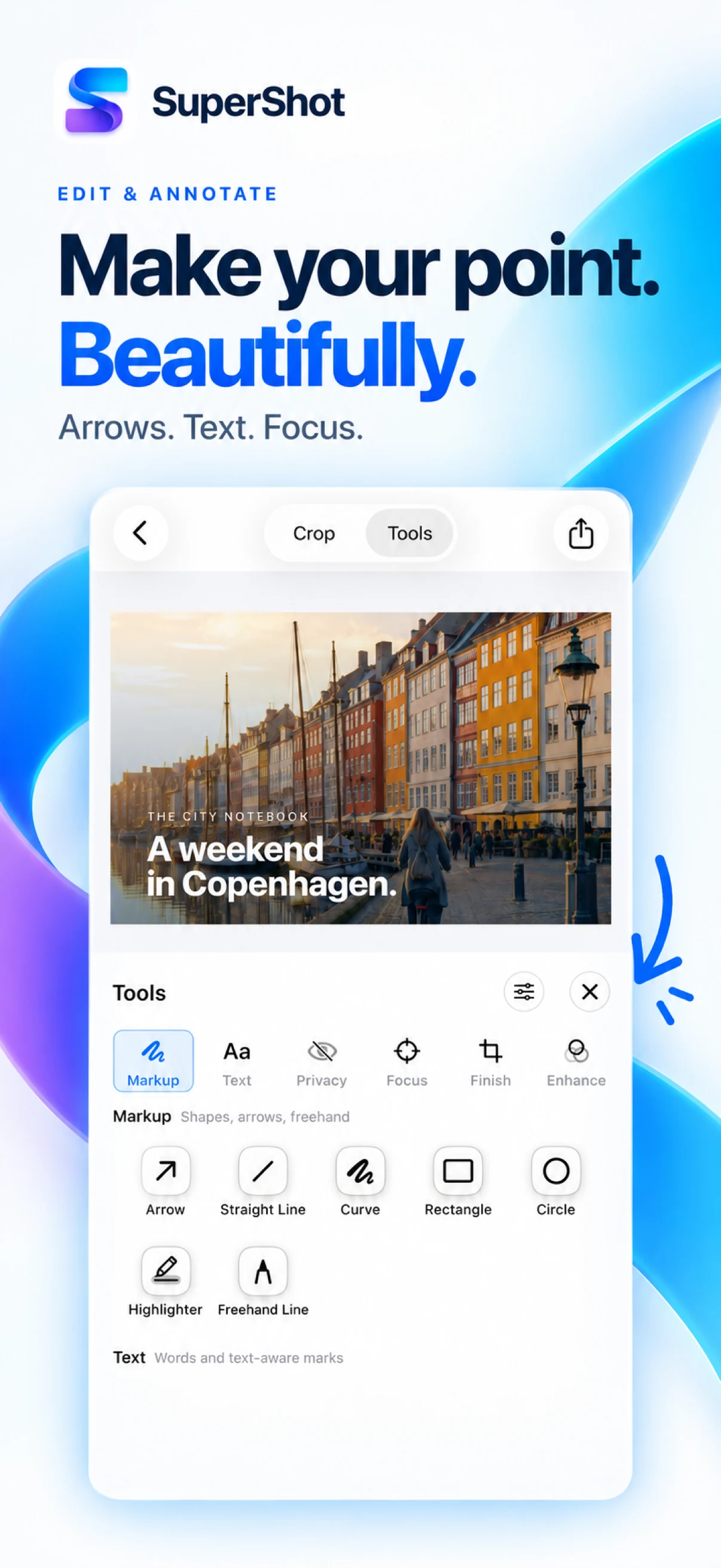 SuperShot · iPhone · ANNOTATE WHAT MATTERS