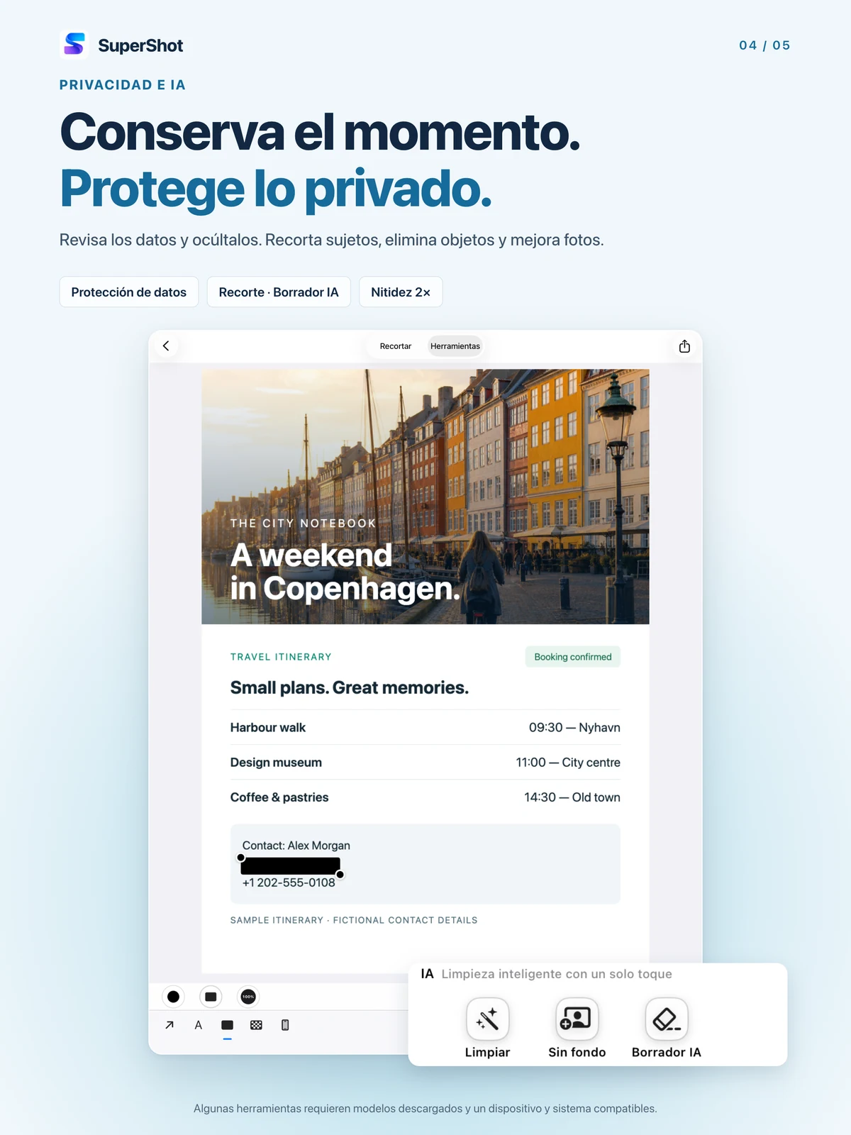 SuperShot · iPad · REVISA LA PRIVACIDAD