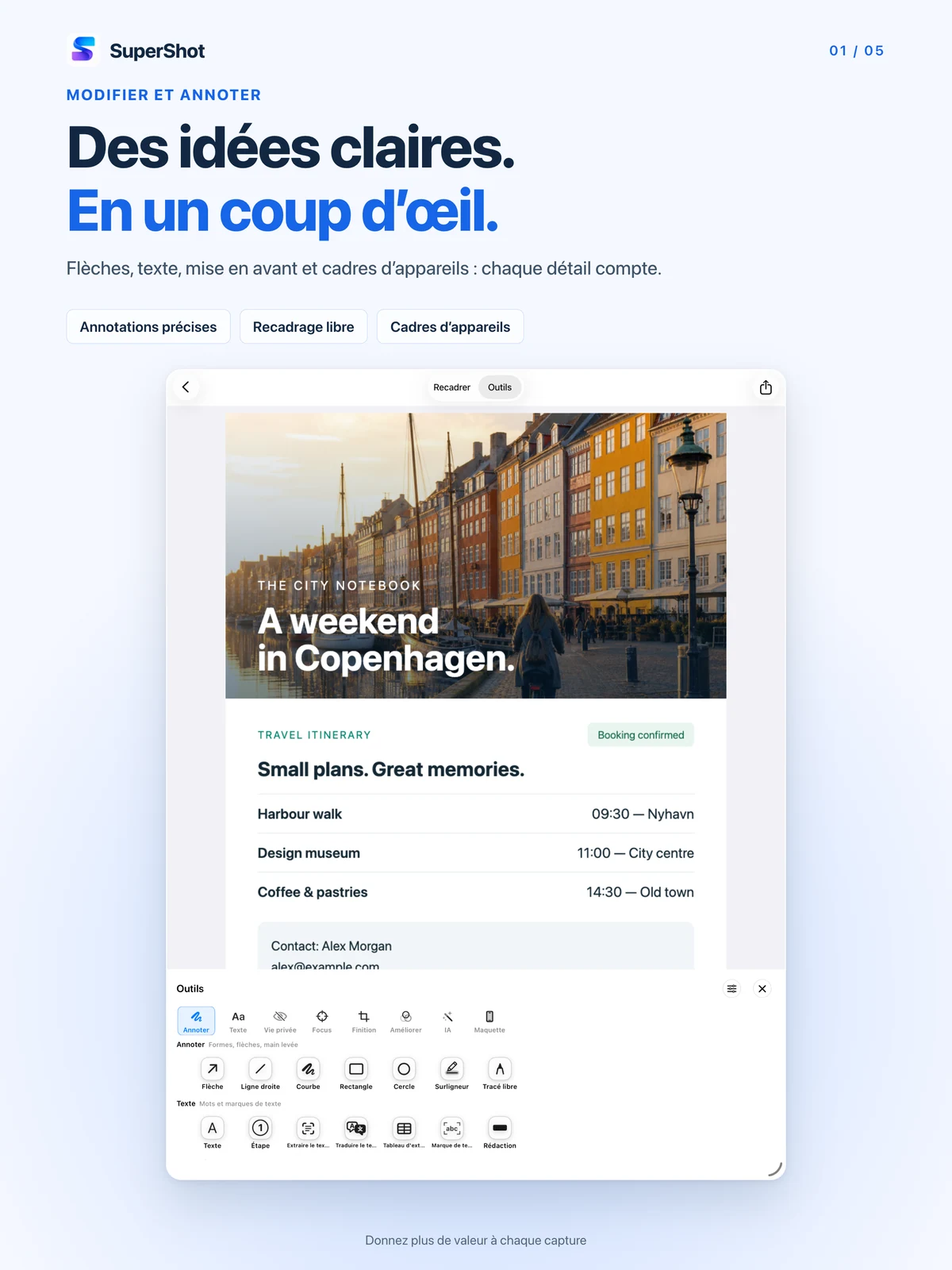 SuperShot · iPad · METTEZ L’ESSENTIEL EN VALEUR