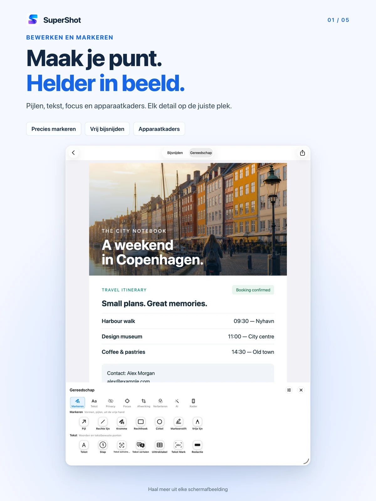 SuperShot · iPad · LAAT ZIEN WAT BELANGRIJK IS