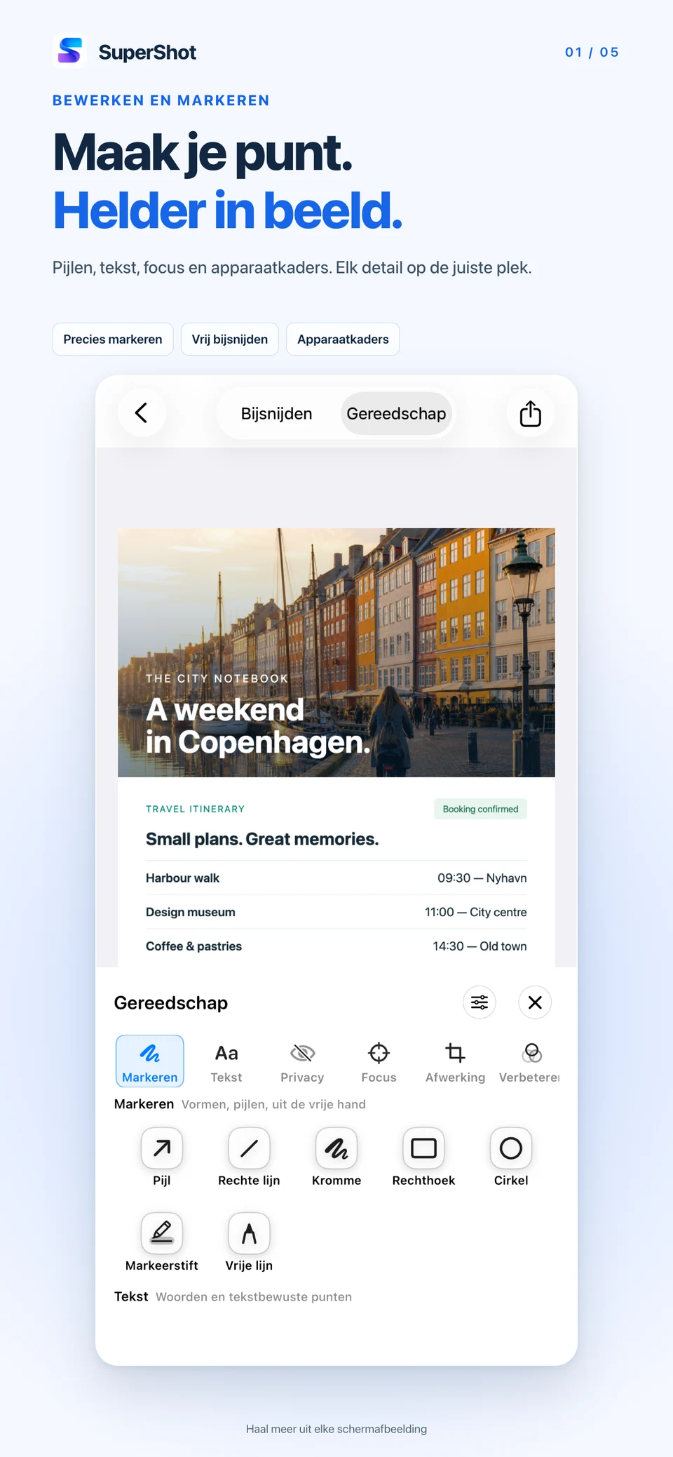 SuperShot · iPhone · LAAT ZIEN WAT BELANGRIJK IS